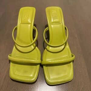 Zara Women's Lime Green Heels